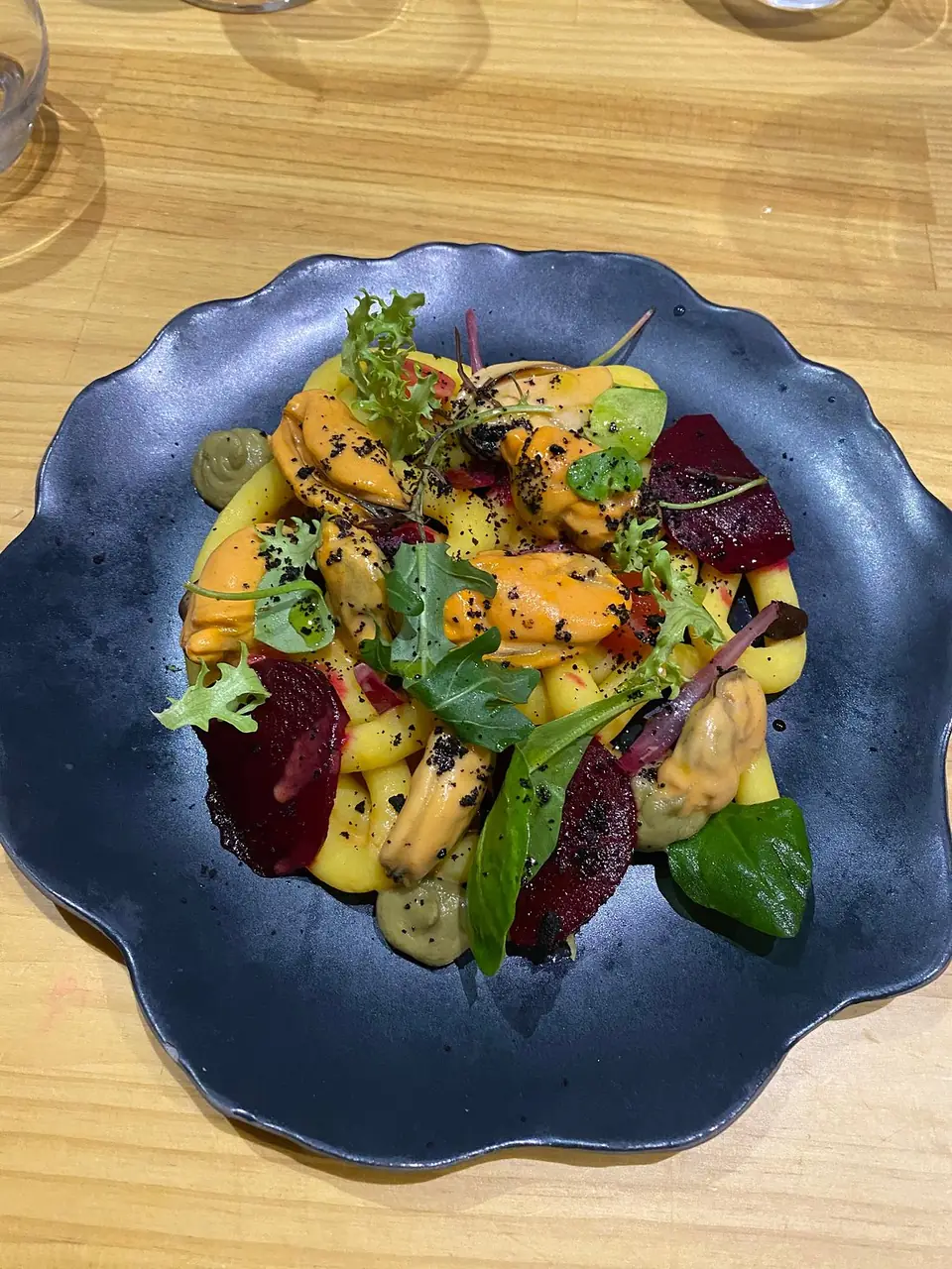 Plato de cocina peruana en Kero, Vigo