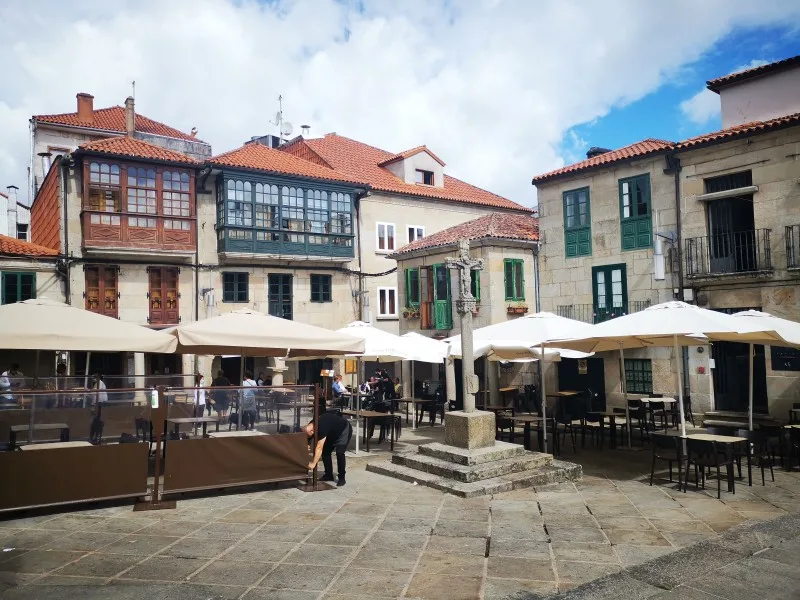 Plaza de la Leña en Pontevedra
